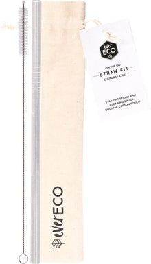 Ever Eco Stainless Steel Straw Kit Straight