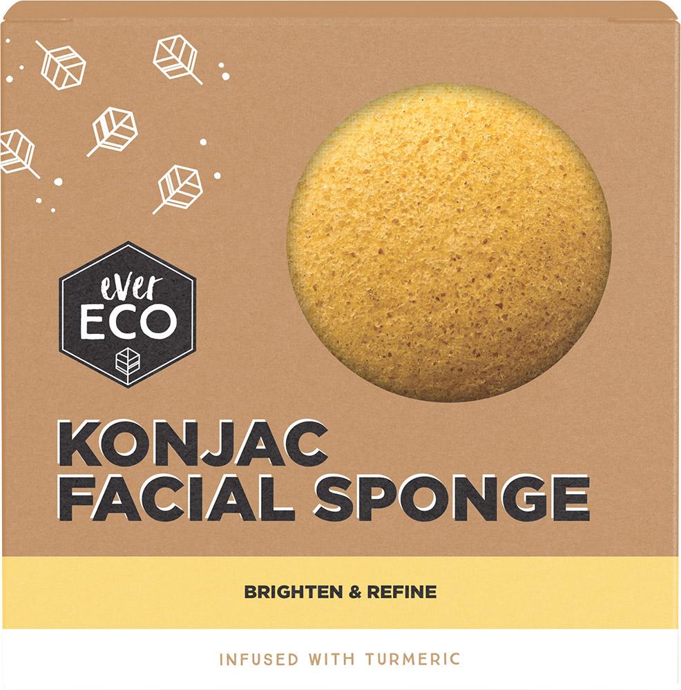 Ever Eco Konjac Facial Sponge Turmeric