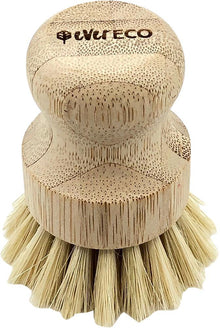 Ever Eco Veggie Scrubber Bamboo Handle, Sisal Bristles