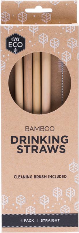 Ever Eco Bamboo Straws Straight