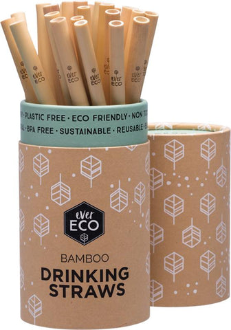 Ever Eco Bamboo Straws Straight Counter Display