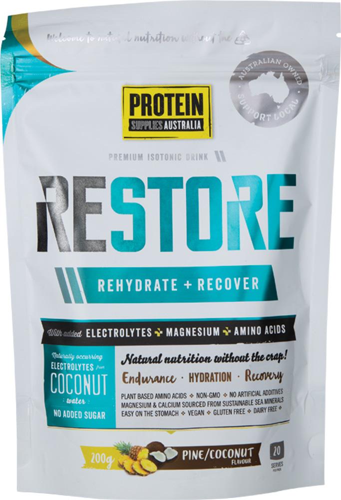 Protein Supplies Aust. Restore Hydration Recovery Pine Coconut