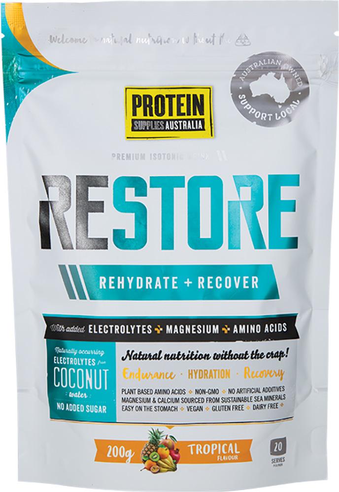 Protein Supplies Aust. Restore Hydration Recovery Tropical