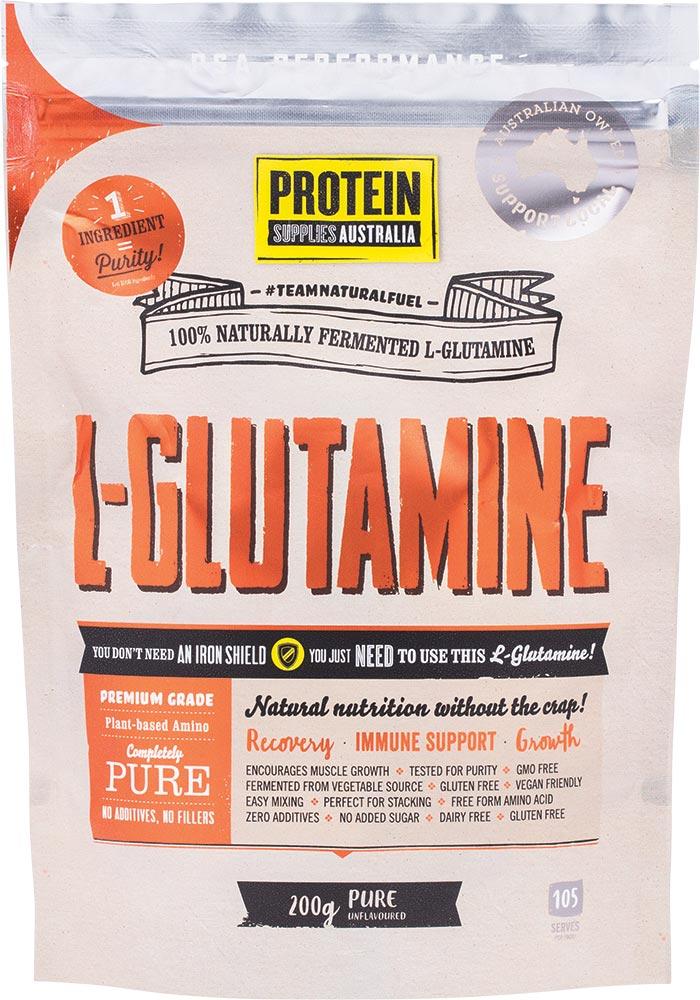 Protein Supplies Aust. L-Glutamine (Plant-Based) Pure