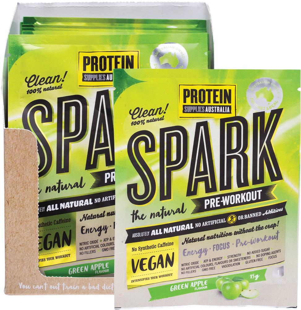 Protein Supplies Aust. Spark (Pre-Workout) Green Apple