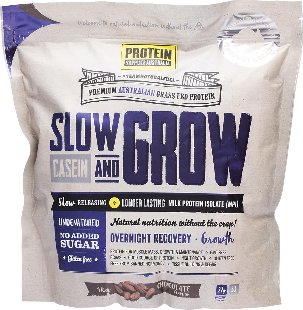 Protein Supplies Aust. Slow & Grow (Slow Release) Chocolate