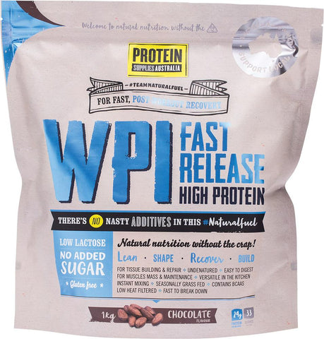 Protein Supplies Aust. WPI (Whey Protein Isolate) Chocolate