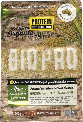 Protein Supplies Aust. BioPro (Sprouted Brown Rice) Choc&Hazelnut