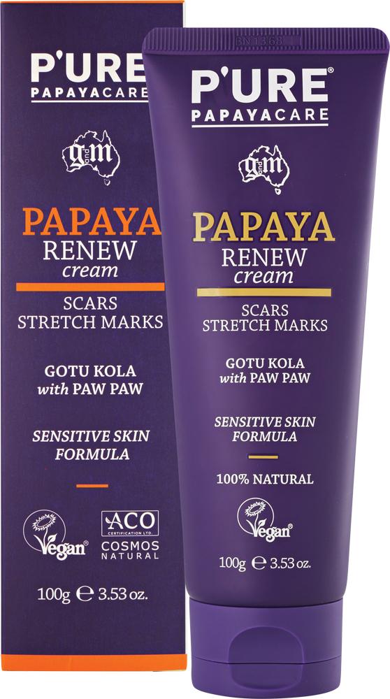 PURE PAPAYACARE Papaya Renew Cream Scars & Stretch Marks