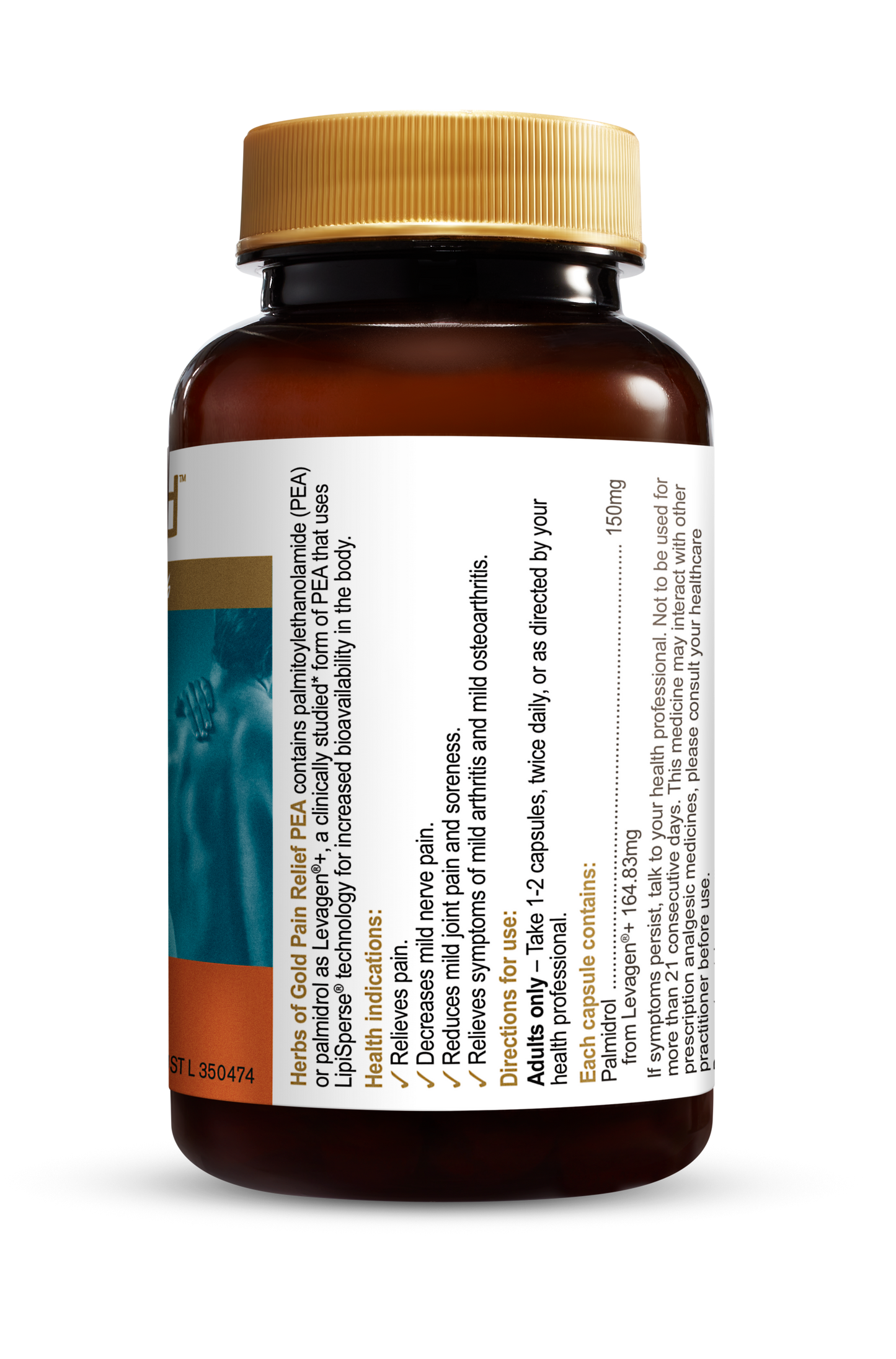 Herbs of Gold - Pain Relief PEA
