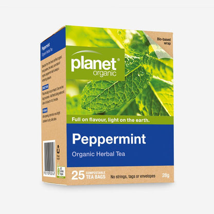 Planet Organic Tea Bags Peppermint
