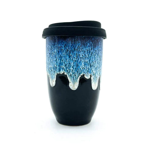 Pottery for the Planet Crystal Cascades Ceramic Travel Cup