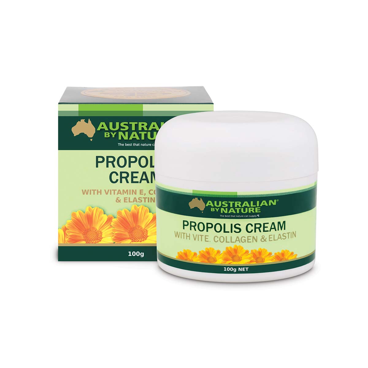 Australian By Nature Propolis Cream with Vitamin E, Collagen & Elastin