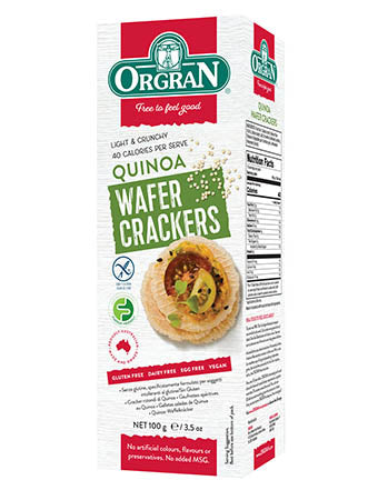 Orgran Multigrain Wafer Cracker with Quinoa