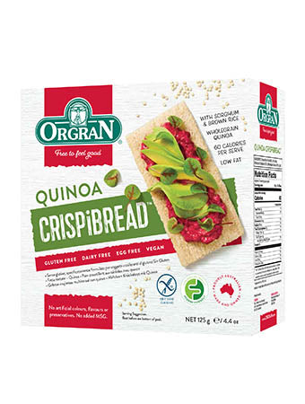 Orgran Crispbread Multigrain Quinoa