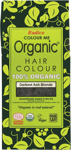 RADICO Colour Me Organic Hair Colour Powder Darkest Ash Blonde