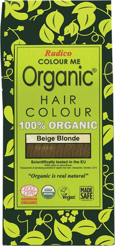 RADICO Colour Me Organic Hair Colour Powder Beige Blonde