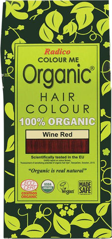 RADICO Colour Me Organic Hair Colour Powder Wine Red