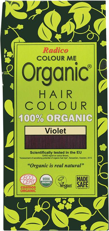 RADICO Colour Me Organic Hair Colour Powder Violet