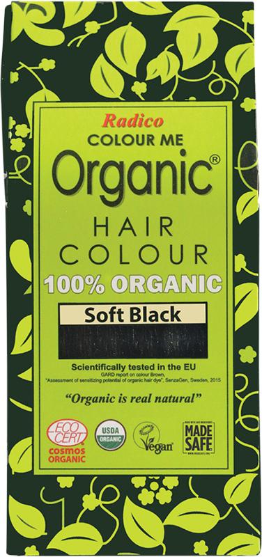 RADICO Colour Me Organic Hair Colour Powder Soft Black
