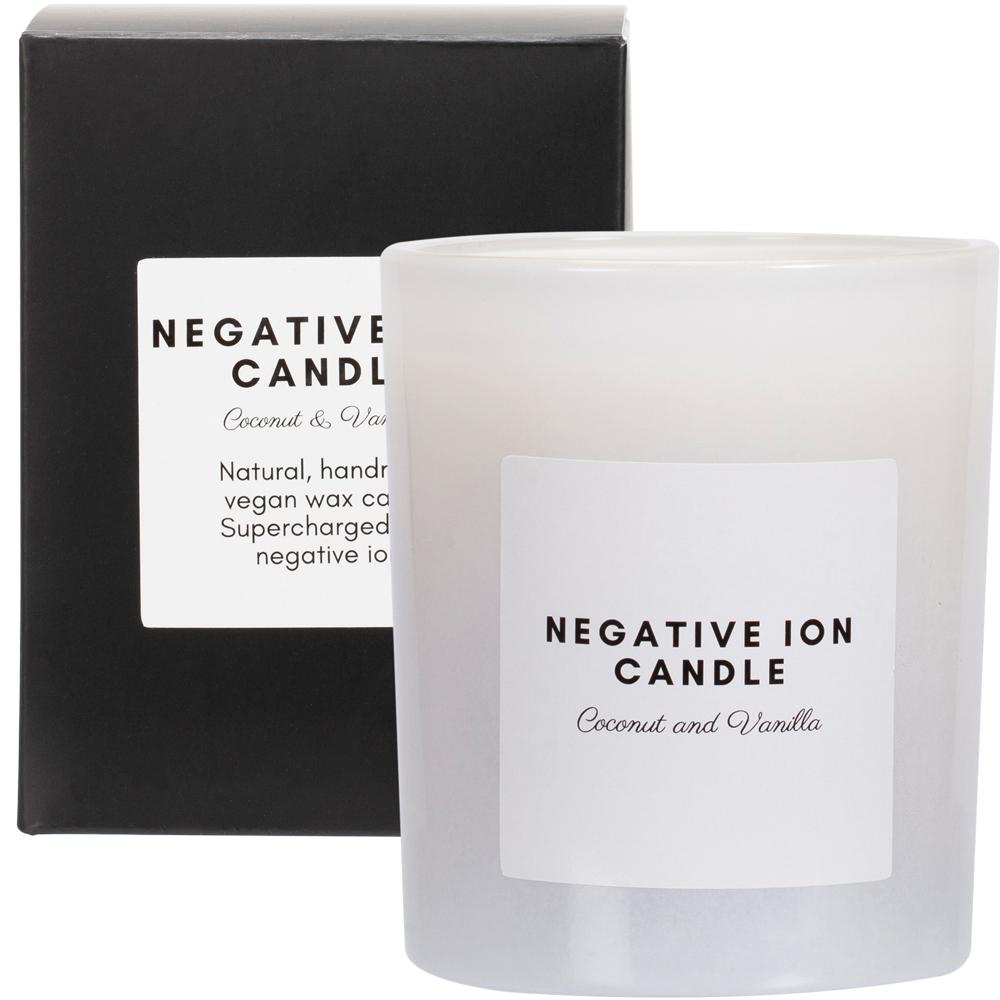 SUPERCHARGED FOOD Negative Ion Candle Coconut & Vanilla
