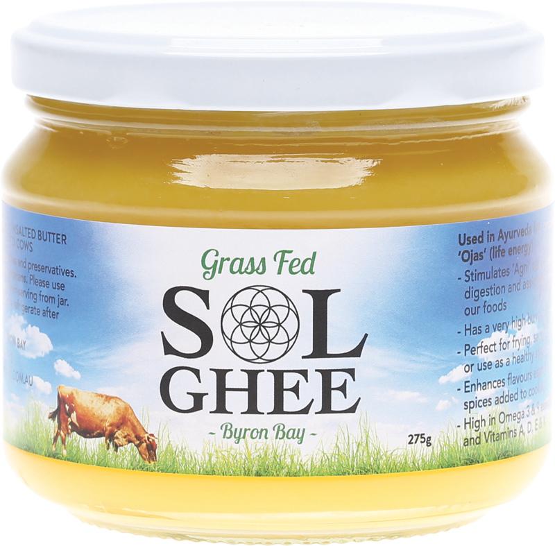 SOL ORGANICS Grass Fed Ghee