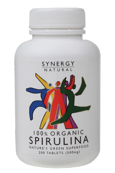 SYNERGY ORGANIC Spirulina Tablets (500mg)