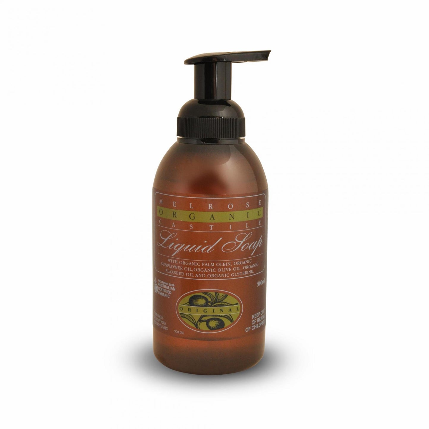 Melrose Organic Castile Soap Original Pump