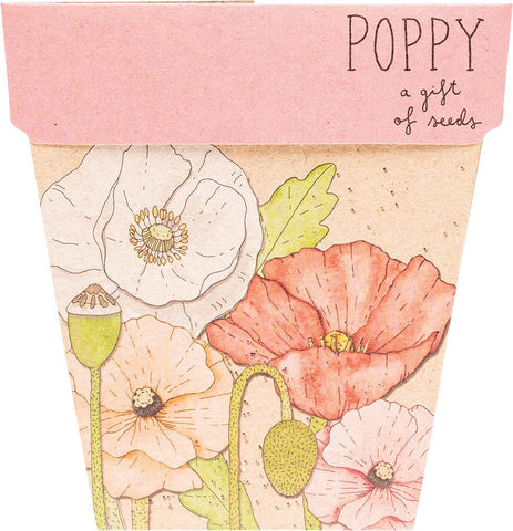 SOW 'N SOW Gift of Seeds Poppy