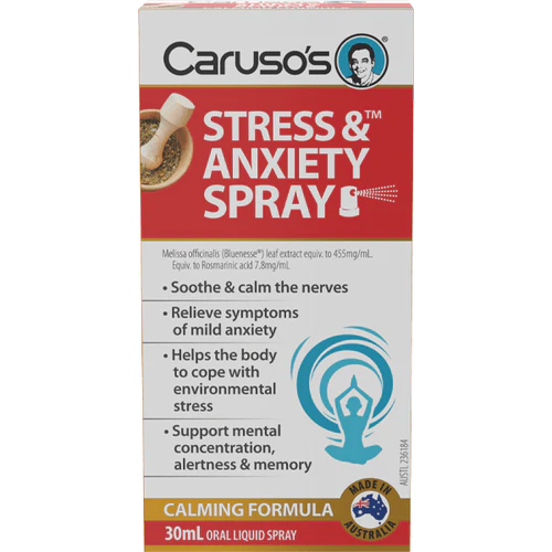 Carusos Stress And Anxiety Spray