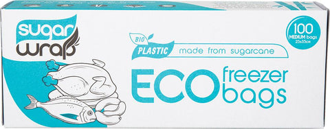 Sugarwrap Eco Freezer Bags Made From Sugarcane Medium