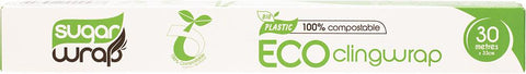 Sugarwrap Eco Clingwrap 100% Compostable 30M X 33Cm