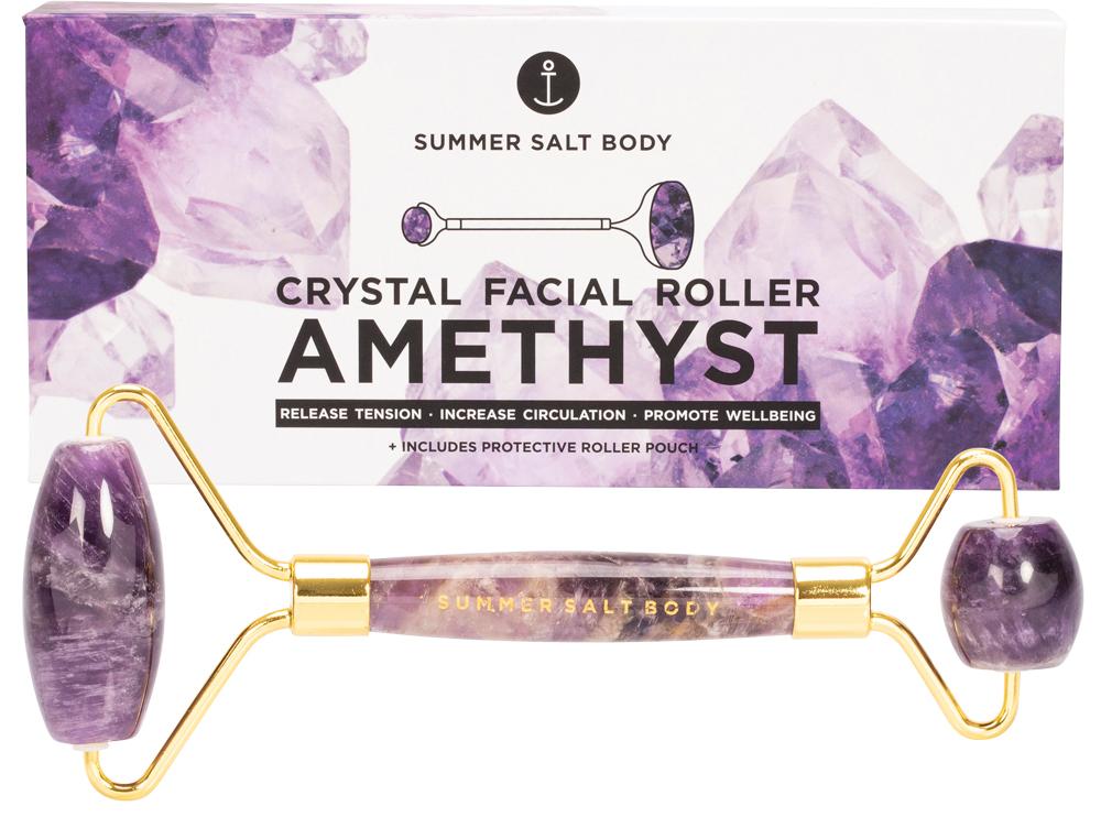 SUMMER SALT BODY Crystal Facial Roller Amethyst