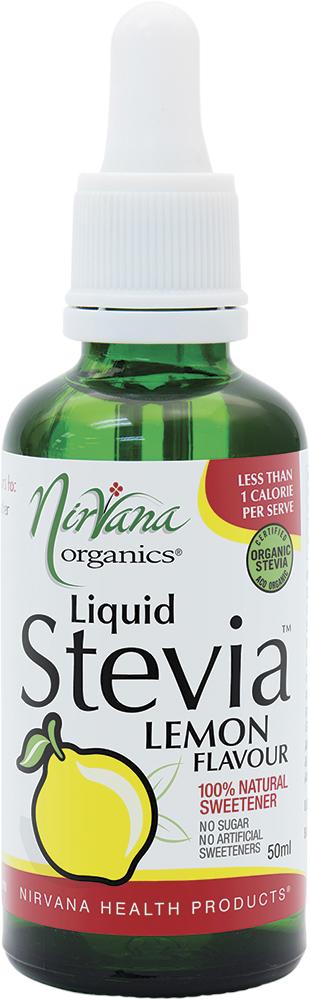 NIRVANA ORGANICS Liquid Stevia Lemon