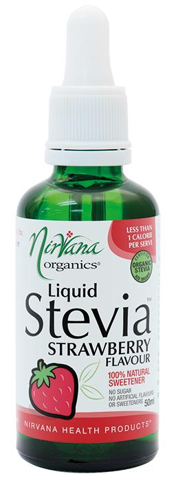 NIRVANA ORGANICS Liquid Stevia Strawberry