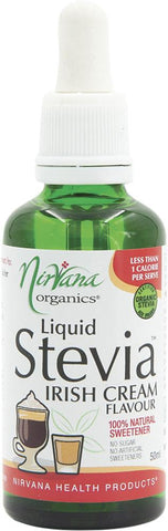 NIRVANA ORGANICS Liquid Stevia Irish Cream