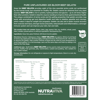 NutraViva Grass Fed Gelatin