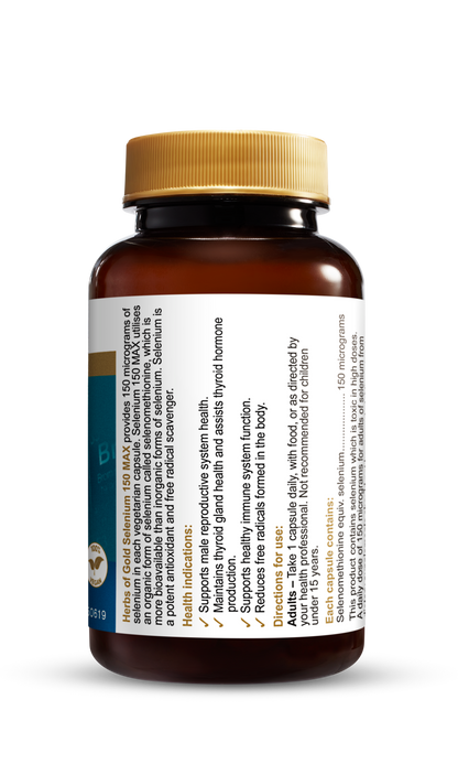 Herbs of Gold - Selenium 150 Max