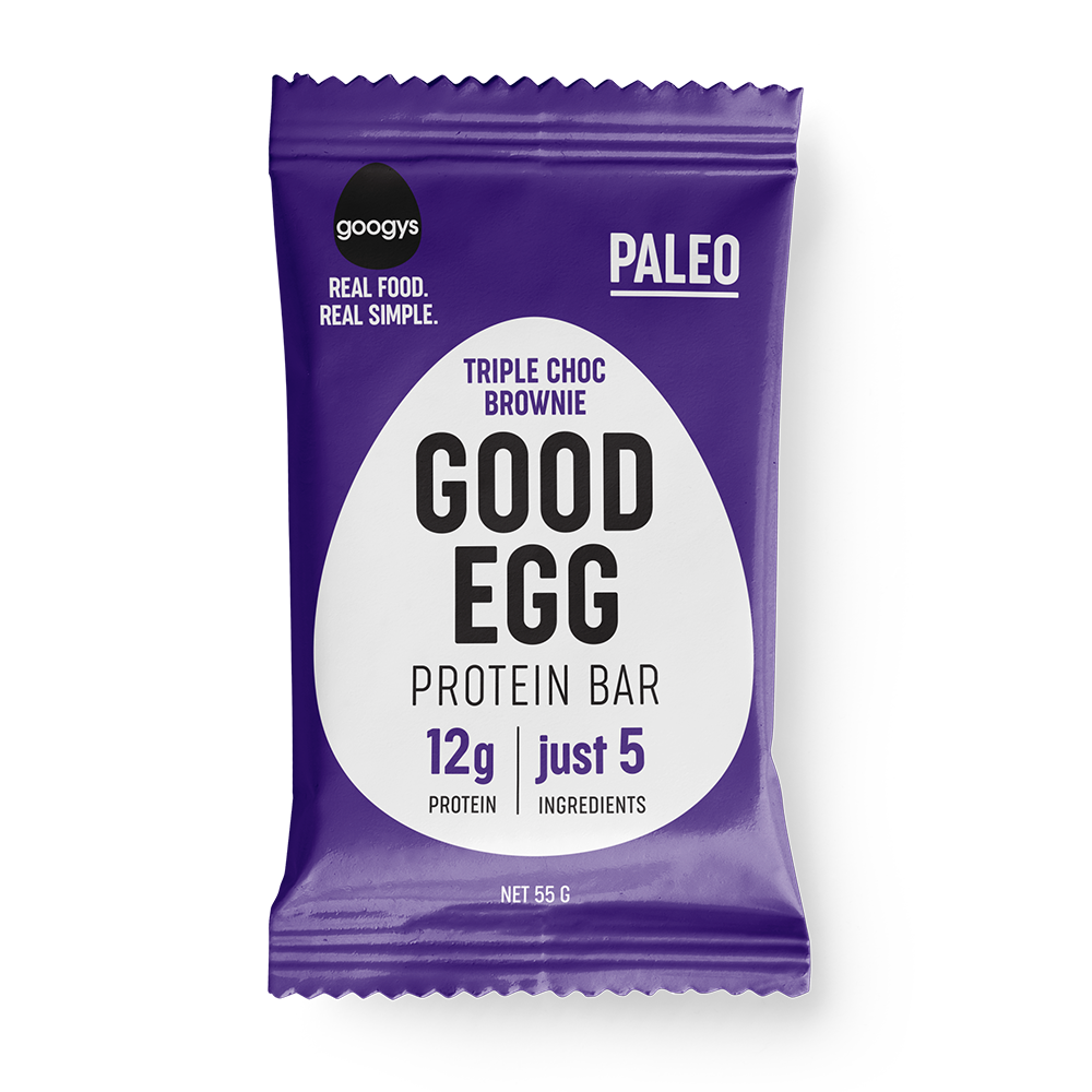 Googys Good Egg Triple Chocolate Brownie Protein Bar