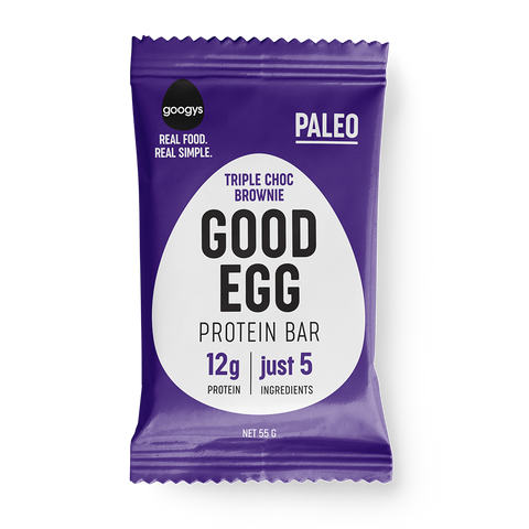 Googys Good Egg Triple Chocolate Brownie Protein Bar