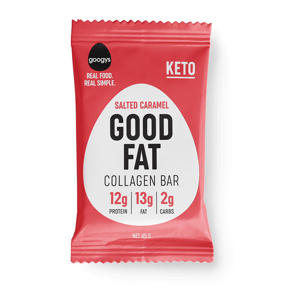 Googys Good Fat Salted Caramel Collagen Bar