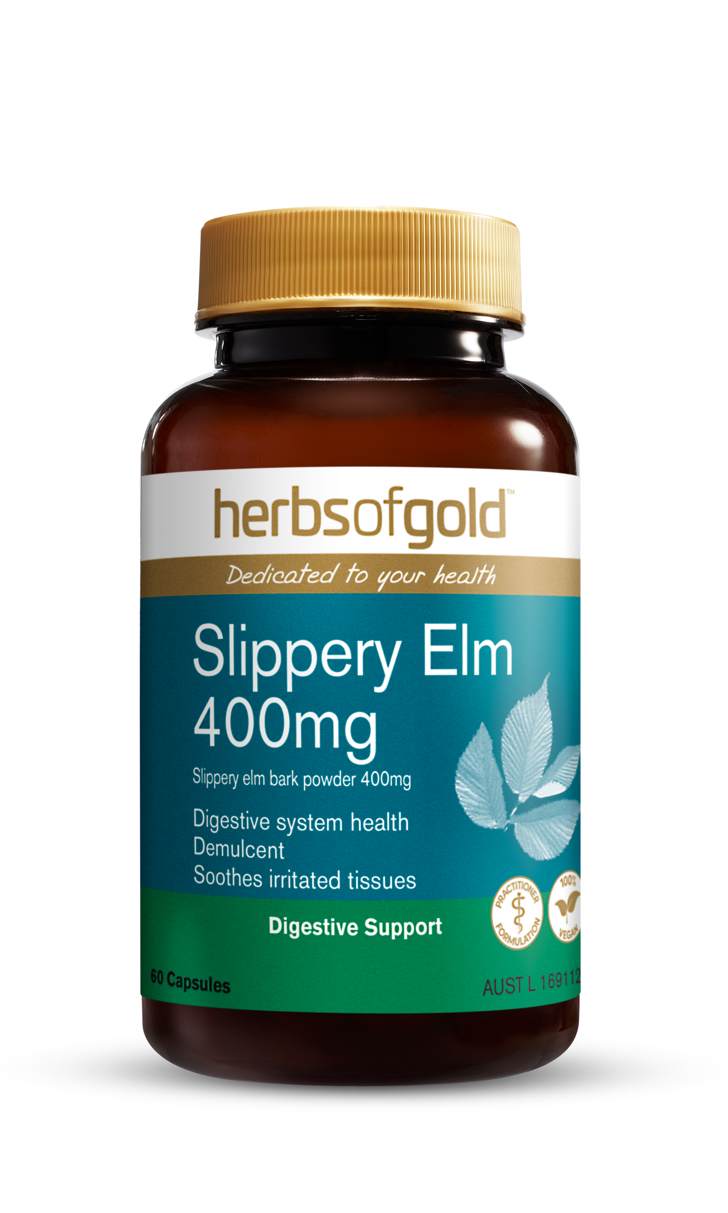 Herbs of Gold - Slippery Elm 400mg