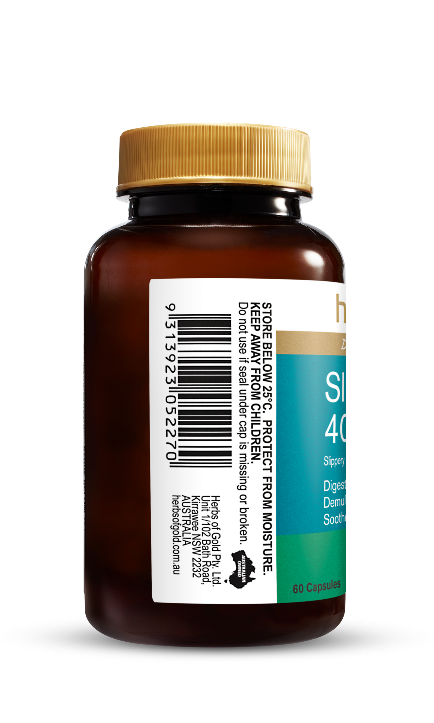 Herbs of Gold - Slippery Elm 400mg