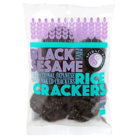 Spiral Foods Black Sesame Cracker