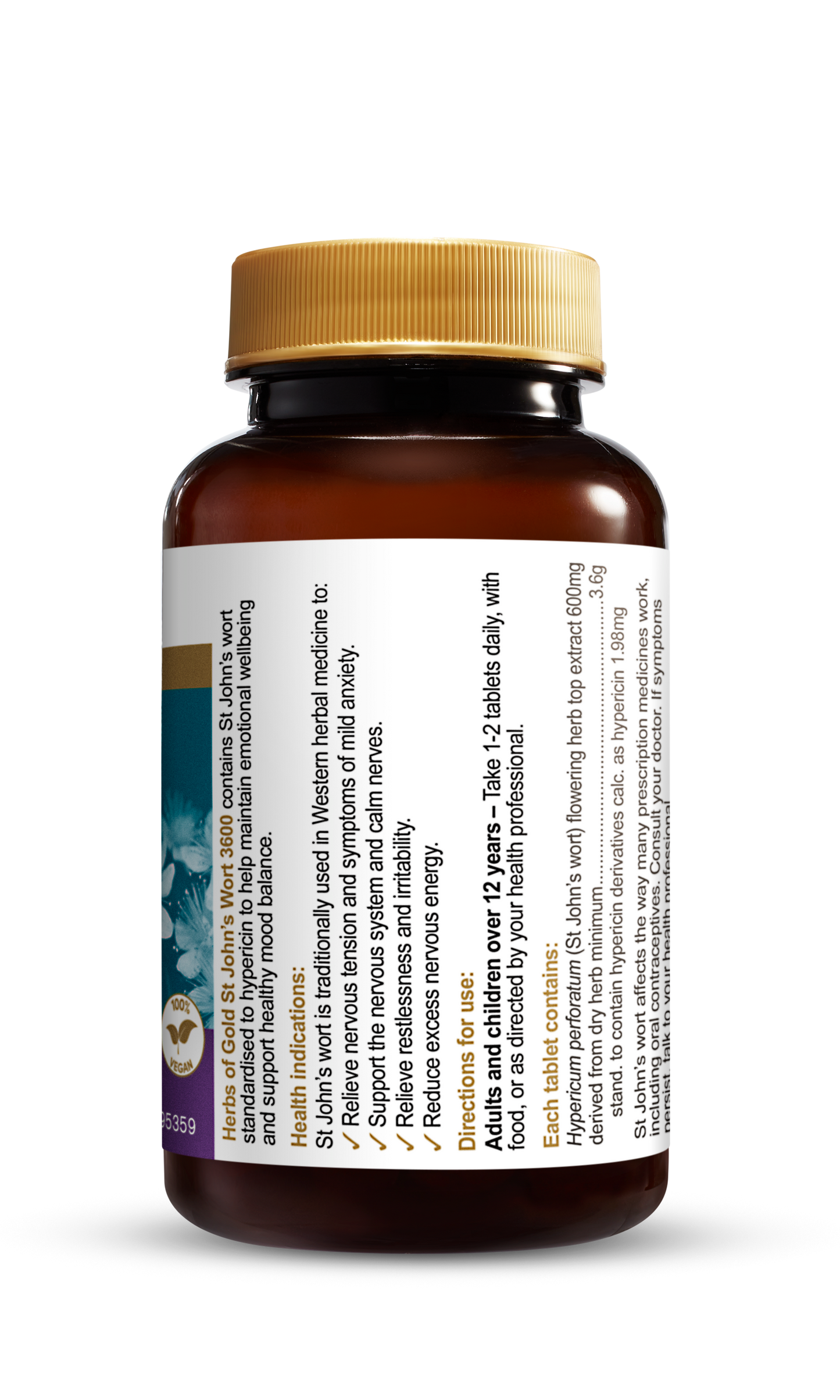 Herbs of Gold - St Johns Wort 3600