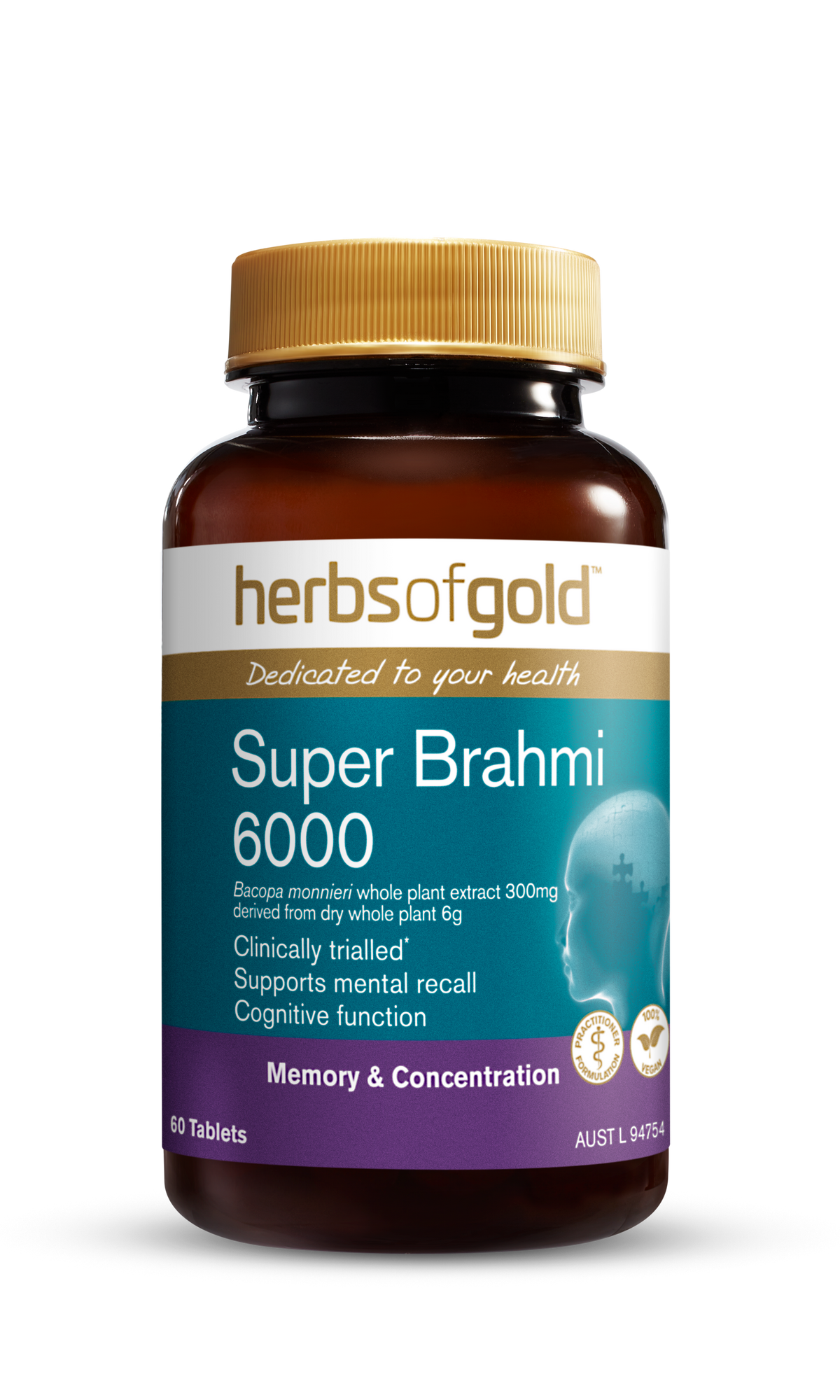 Herbs of Gold Super Brahmi 6000