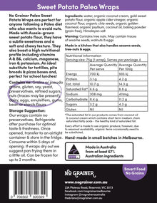 No Grainer Paleo Sweet Potato Wraps