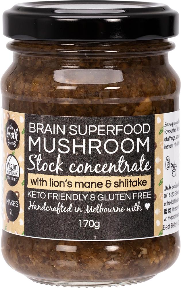 THE BROTH SISTERS Stock Concentrate Superfood Mushroom Lions Mane