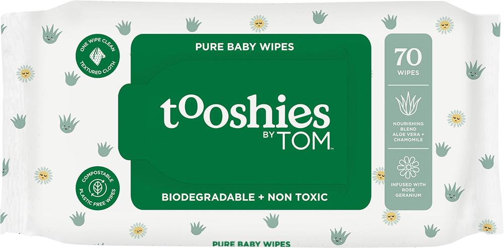 TOOSHIES BY TOM Pure Baby Wipes Aloe Vera & Chamomile