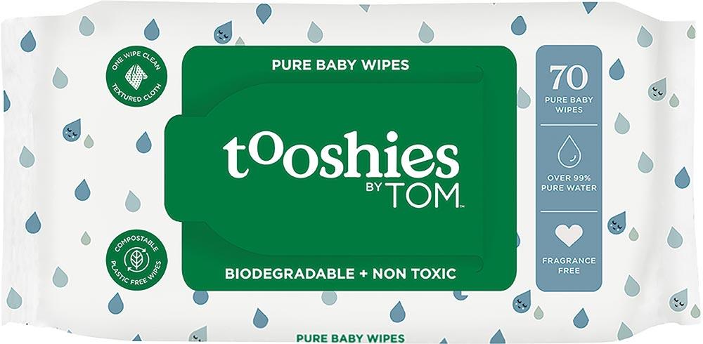 TOOSHIES BY TOM Pure Baby Wipes 99% Pure Water